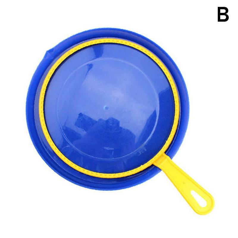 Outdoor Bubbles Blowing Tools Large Round Tray Set Soap Bubble Making Machine Outdoor Activity Party Playing Bubbles Blowing Toy: B