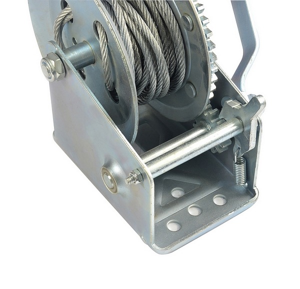 Manual winch 1400 LB winch of wire rope