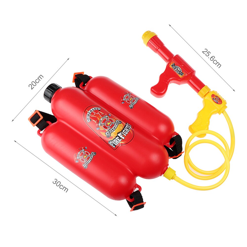 Rucksack Wasser Waffen Spielzeug 2,5 L Feuerwehrmann ziehen-Typ Druck Wasser Pistole freundlicher Strand Spielzeug Mit Verstellbaren Riemen Sommer Ich bin freien Spiel: Ursprünglich Titel