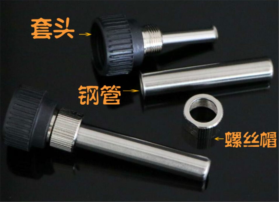 1 pièces Station de soudage fer poignée accessoires pour 852D 936 937D 898D 907/ESD tête de fer canule pointe de fer douille