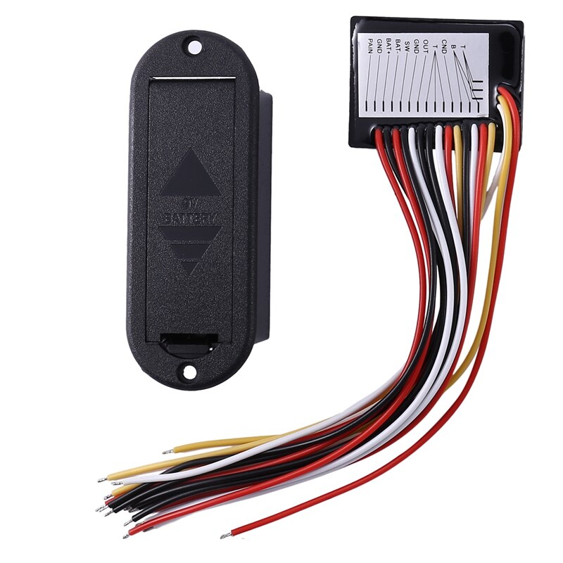 EQ-B14T guitare électrique micros de basse ramassage actif Humbucker guitare électrique harnais de basse bricolage ensemble accessoires d'instruments
