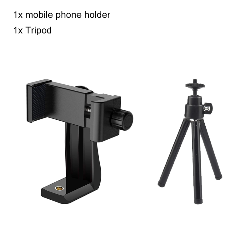 Trépied support de téléphone adaptateur standard, appareil photo numérique rotatif, support rapide, monopode réglable pour iPhone, caméscope, téléphones portables: WHITE