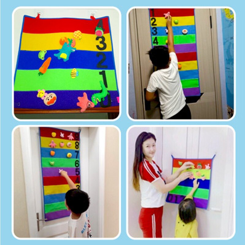 50CM Kids Height Sports Jumping Growth Blanket Height Measure Tool Toys for Children Home Touch Height Tester Sports Game Toys