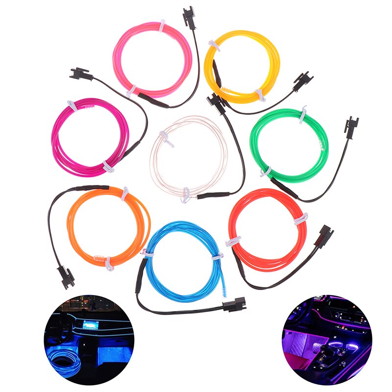 1M Neon Light Dance Party Decor Light Led Lamp Flexibele El Wire Rope Tube Strip