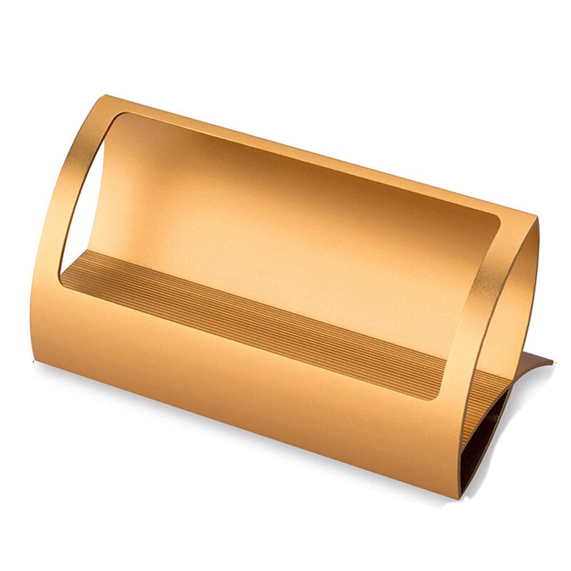 Porta biglietti da visita per scrivania, porta biglietti da visita da tavolo in metallo in alluminio, porta biglietti da visita, scheda per ufficio e fiere