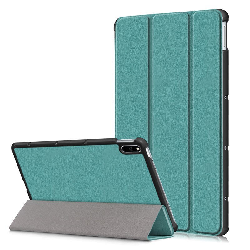 Inteligentne zamknięcie skórzana pokrywa dla Huawei case dla Huawei MatePad 10.4 case BAH3-W09/AL00 magnes stojak pokrywa shell + touch pen + film