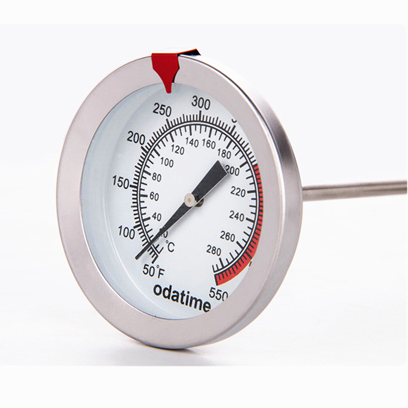 Odatime 40/50 CM Rvs Thermometer Voor Vlees Water BBQ Grill Oven Keuken Thermometer Maaltijden Snelle Koorts temperatuurmeter
