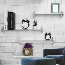 White Wall Shelf Wall Mounted Storage Rack Organization For Bedroom Kitchen Bathroom Shower Corner Storage Shelf DIY Kid Room