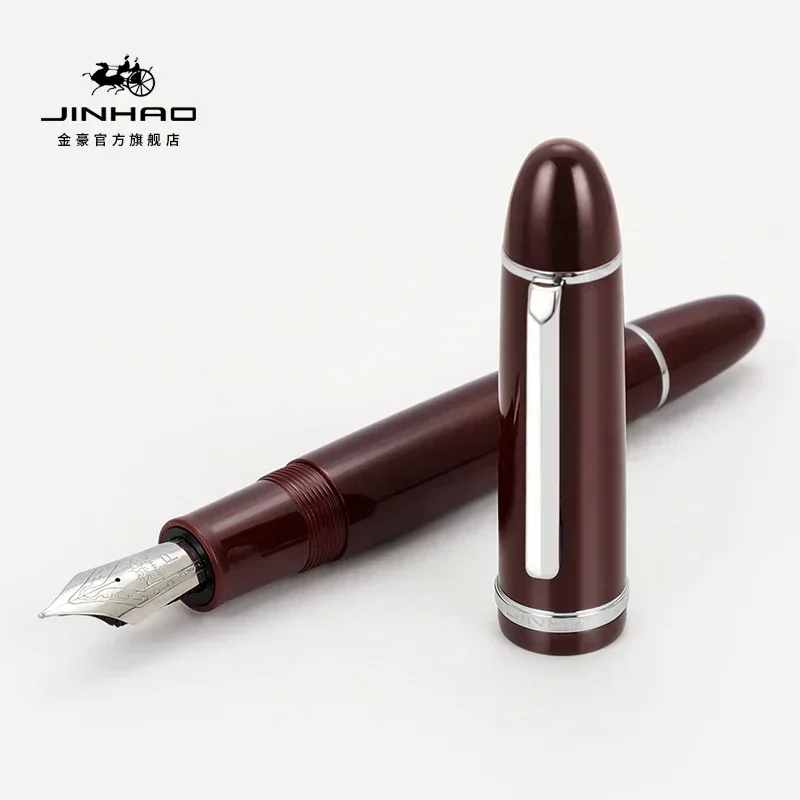Jinhao  x159 akryl fyldepen metal guld klip forlængede fine nibs skole kontorartikler erhvervs skrivepenne  pk 9019: Lavendel / Ef