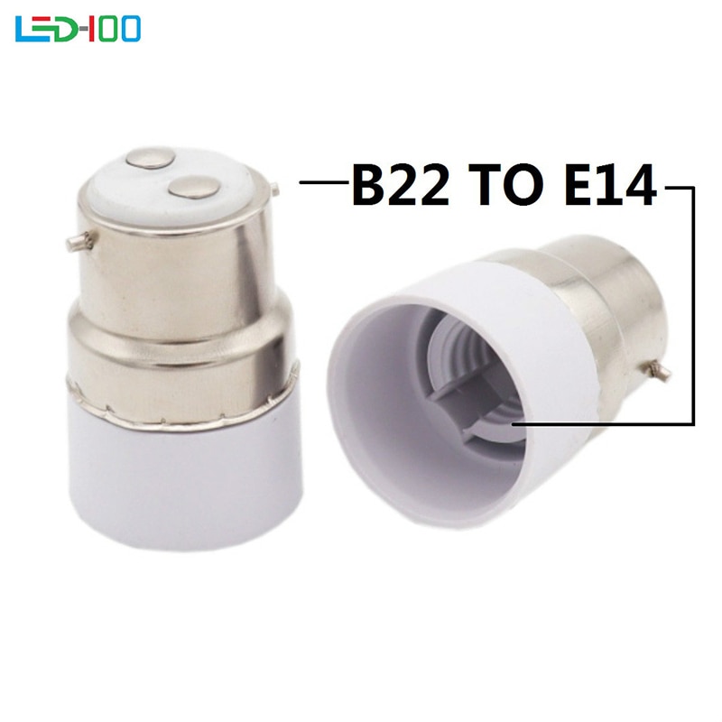 Led Lamp Socket B22 Om E14 Adapter Led Lamp Base Holder Converter Vuurvast Materiaal Voor Thuis