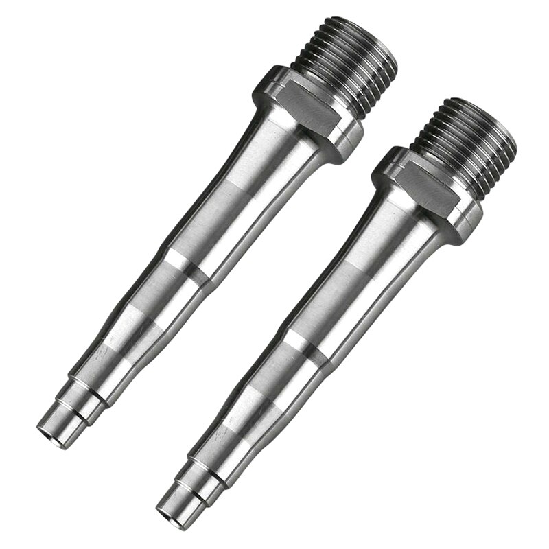 2Pcs Bicycle Titanium Pedal Spindles Fit for SpeedPlay Zero X1 X2 & Light Action 78Mm