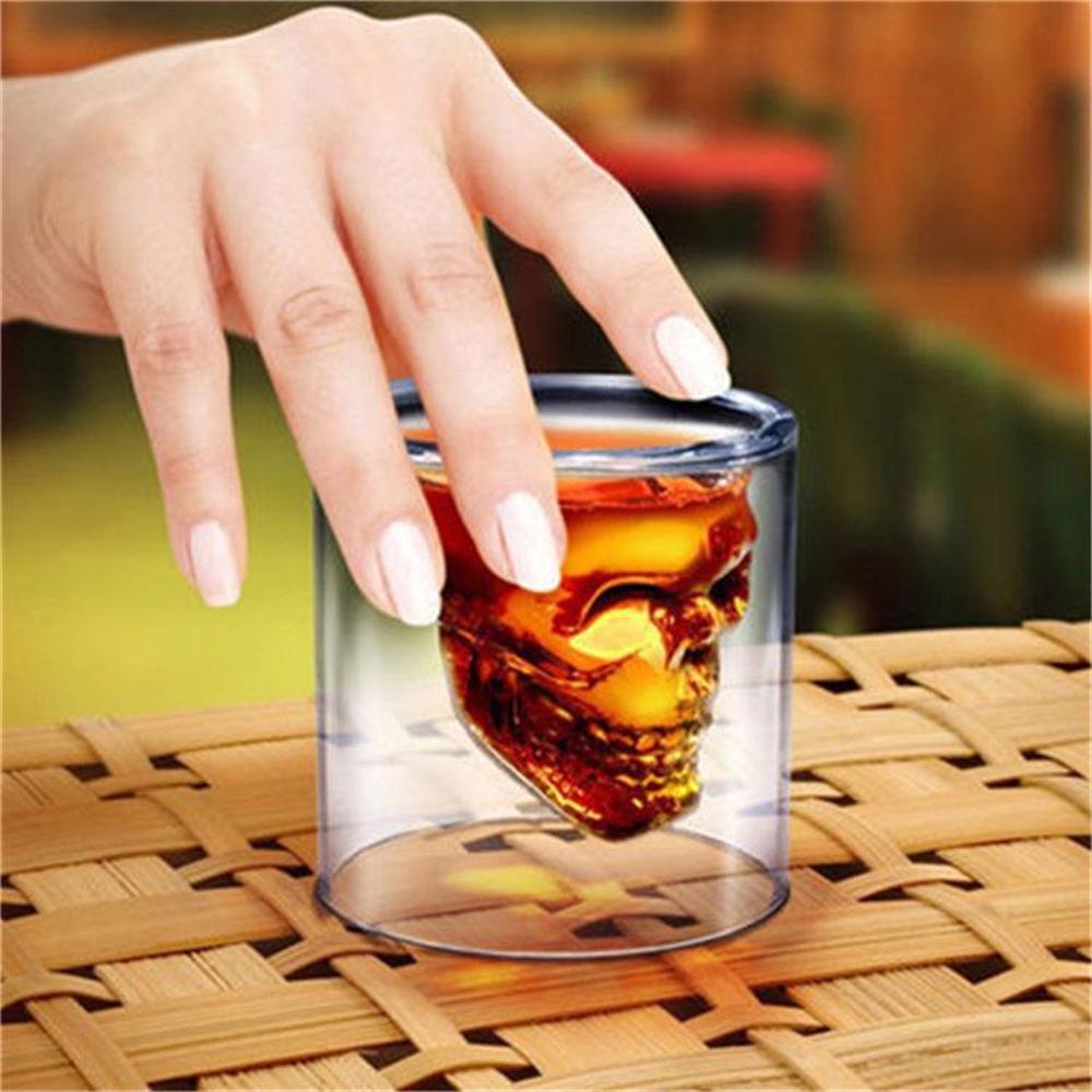 Schedel Glazen Beker Wijn Glazen Crytal Cups Transparante Unieke Glas Cups Huishoudelijke Schedel Whisky Glas Keuken Martini Whiskey