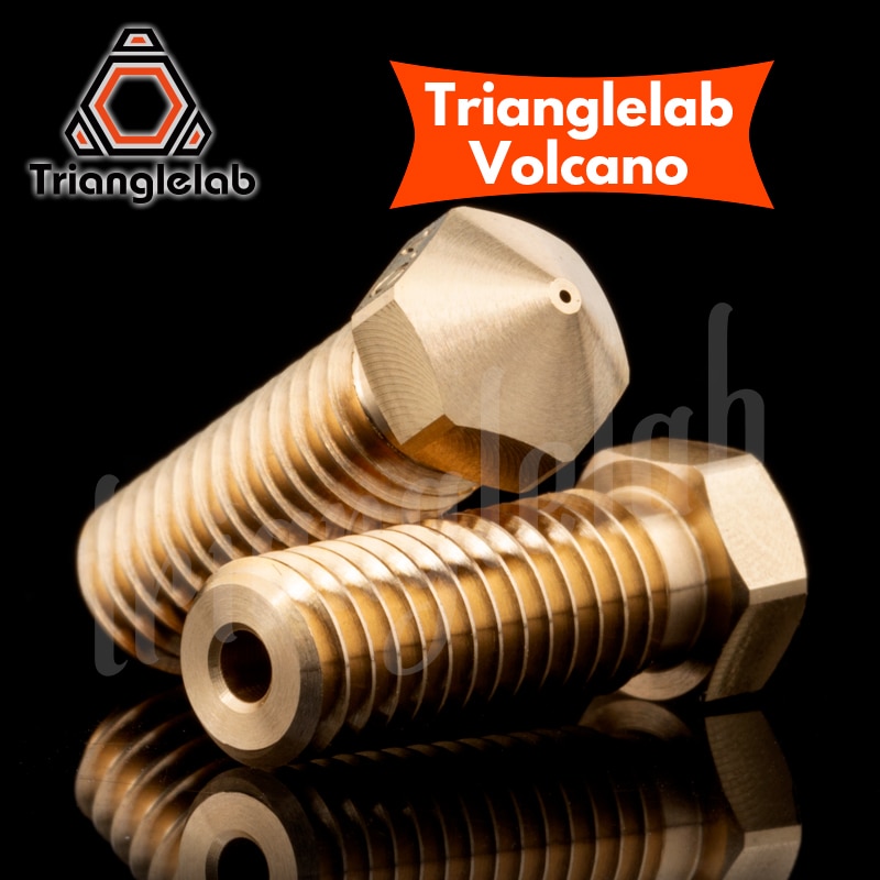 trianglelab T- Volcano Nozzle 1.75MM Large Flow custom models for 3D printers hotend for E3D volcano hotend J-head