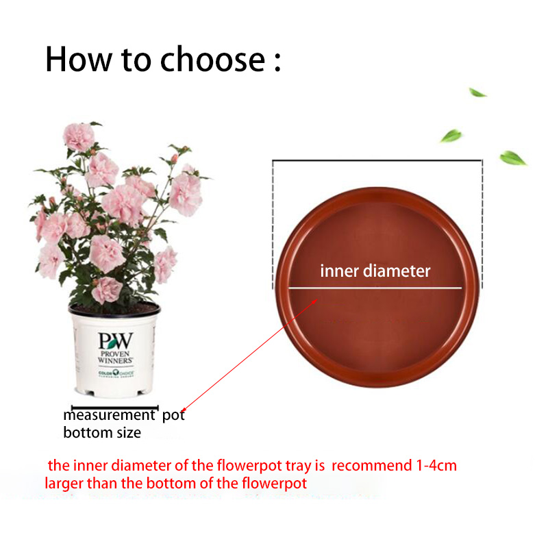 Plateau de Pot de fleur en plastique, 10 pièces, soucoupe de plante ronde goutte à goutte, plateaux de Pot de fleurs, Pot intérieur et extérieur, fournitures de jardin pour la maison D1