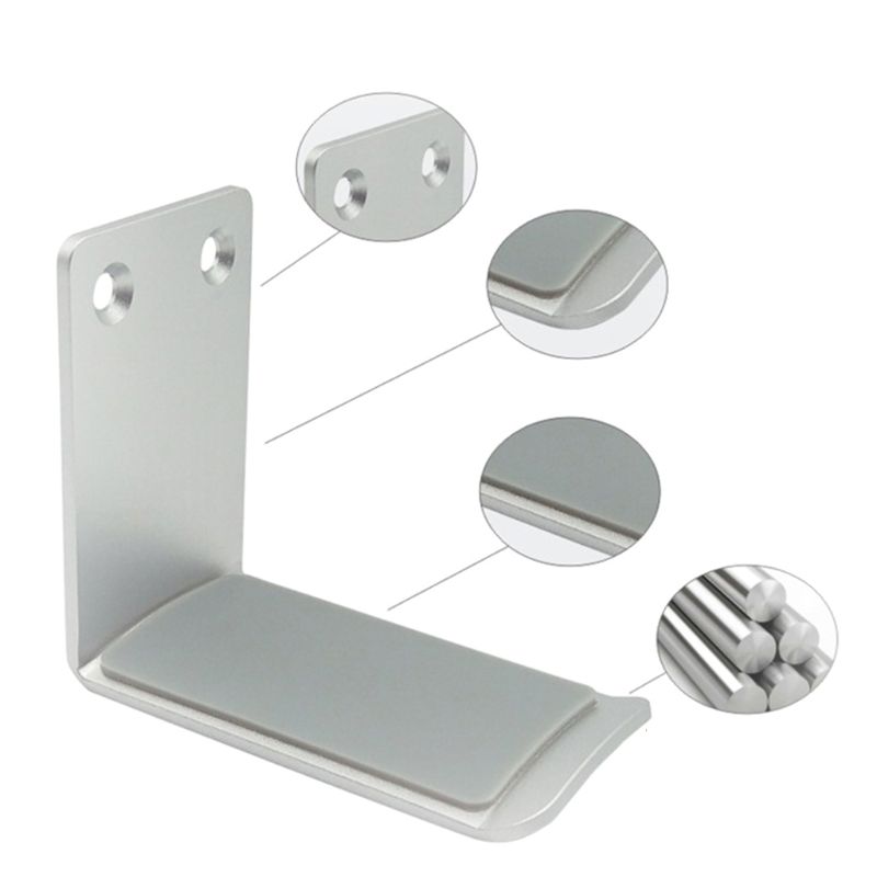 Aluminum Alloy Headphone Hanger Holder Wall Mount Headset Stand Desk Display Bracket Hanging Hook Earphone Rack