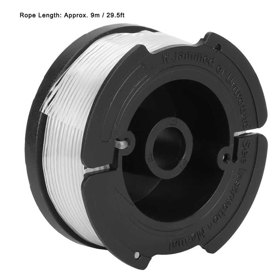 6Pcs Lawn Mower Spool with Cover Replacement Accessories Parts Fit for BLACK+DECKER AF100