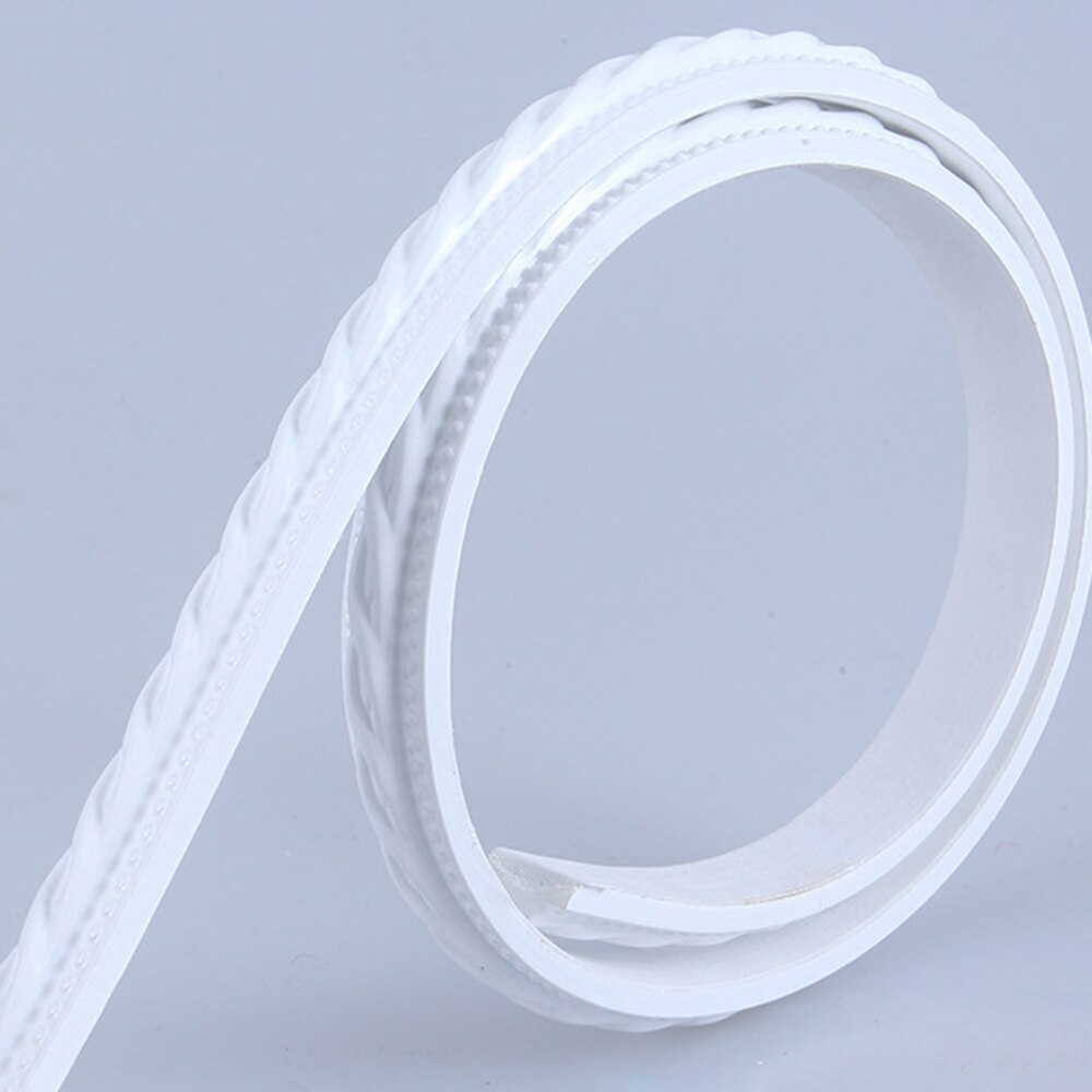 Pvc flexibel buigbaar lint touw paneel lijstwerk spiegellijst trim huisdecoratie voor tv-achtergronden, spiegellijsten: Wit