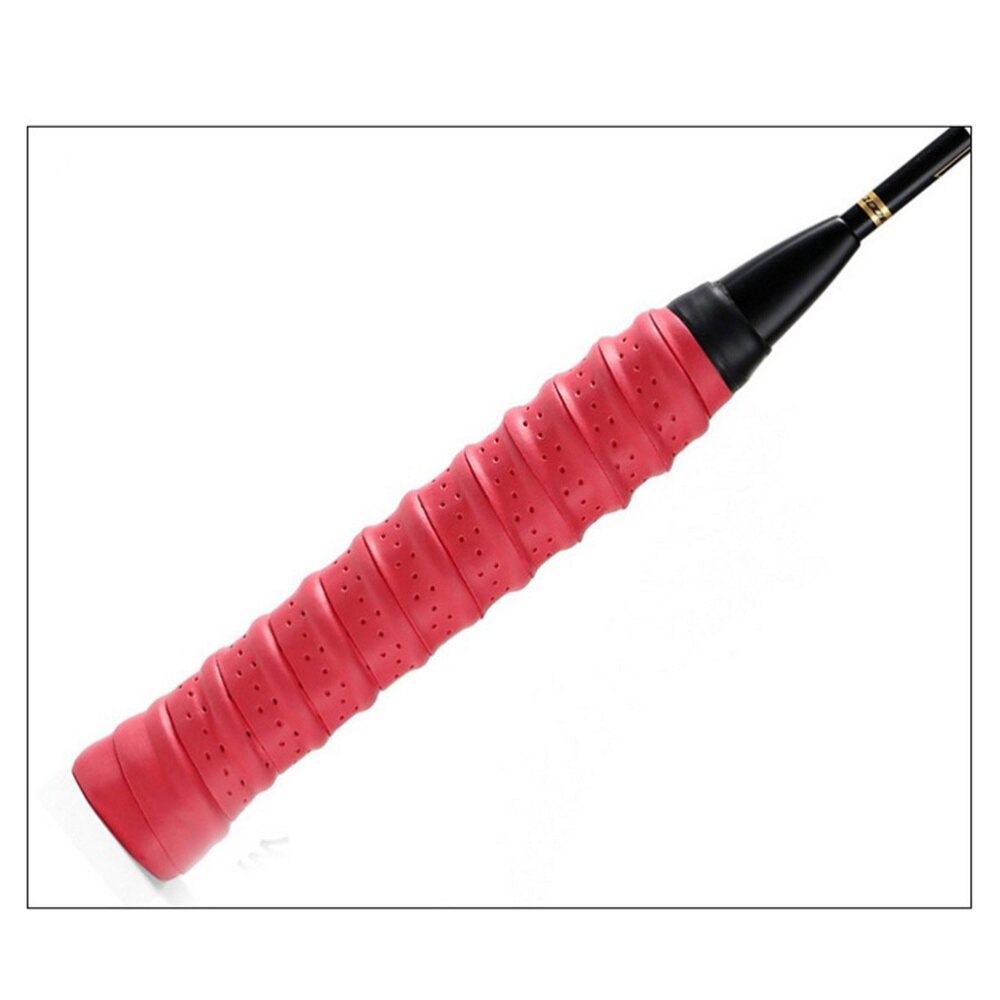10 stücke Tennis Badminton Schläger Griff Band Anti Schläger Griff wickeln über Band für Sport Angelrute springen Seil (gelegentliche farbe)