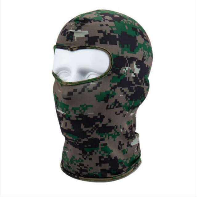 Passamontagna maschera cappello copertura invernale maschera al Neon cappellini di Halloween verdi per feste moto bicicletta sci ciclismo maschere a pieno facciale: camouflage 1