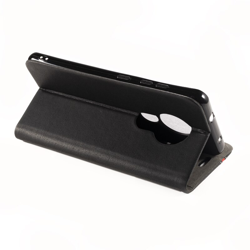 Luxe pu leren hoesje voor nokia 7.2 flip case voor nokia 6.2 telefoonhoesje zachte tpu siliconen achterkant