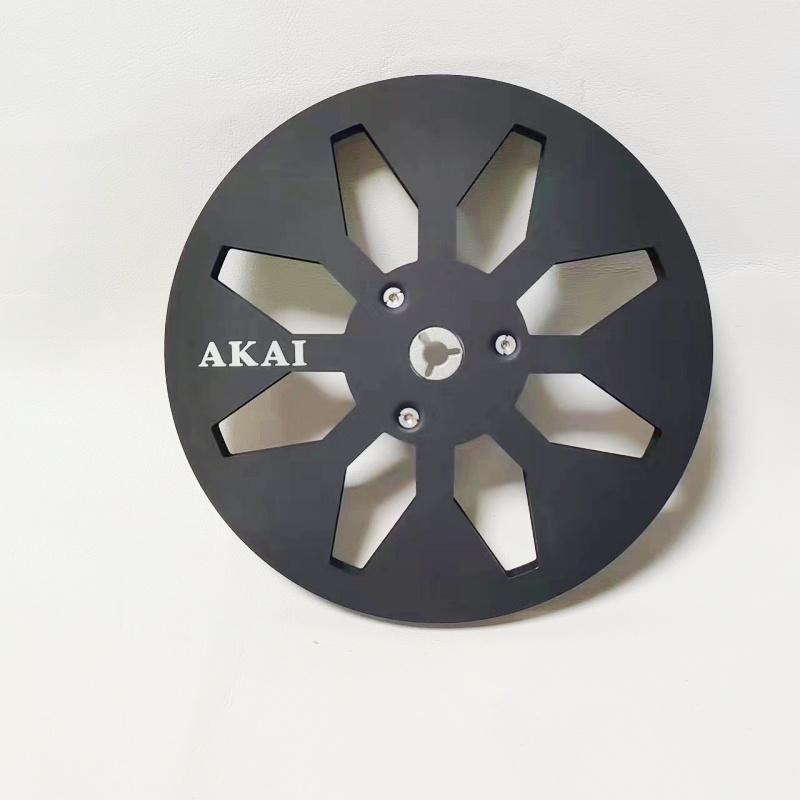akai 7" X ¼” Inch Empty Tape Reel Nab Hub Reel-To-Reel Recorders Accessory Empty Aluminum Disc Opening Machine Parts: Red