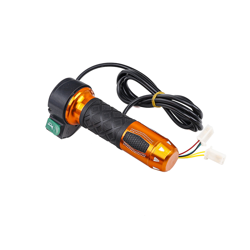 Electric Bicycle/Scooter/Motorcycle Aluminum Alloy Rolling Handle Set Speed Gas Handle/Throttle/Accelerator: Light Grey