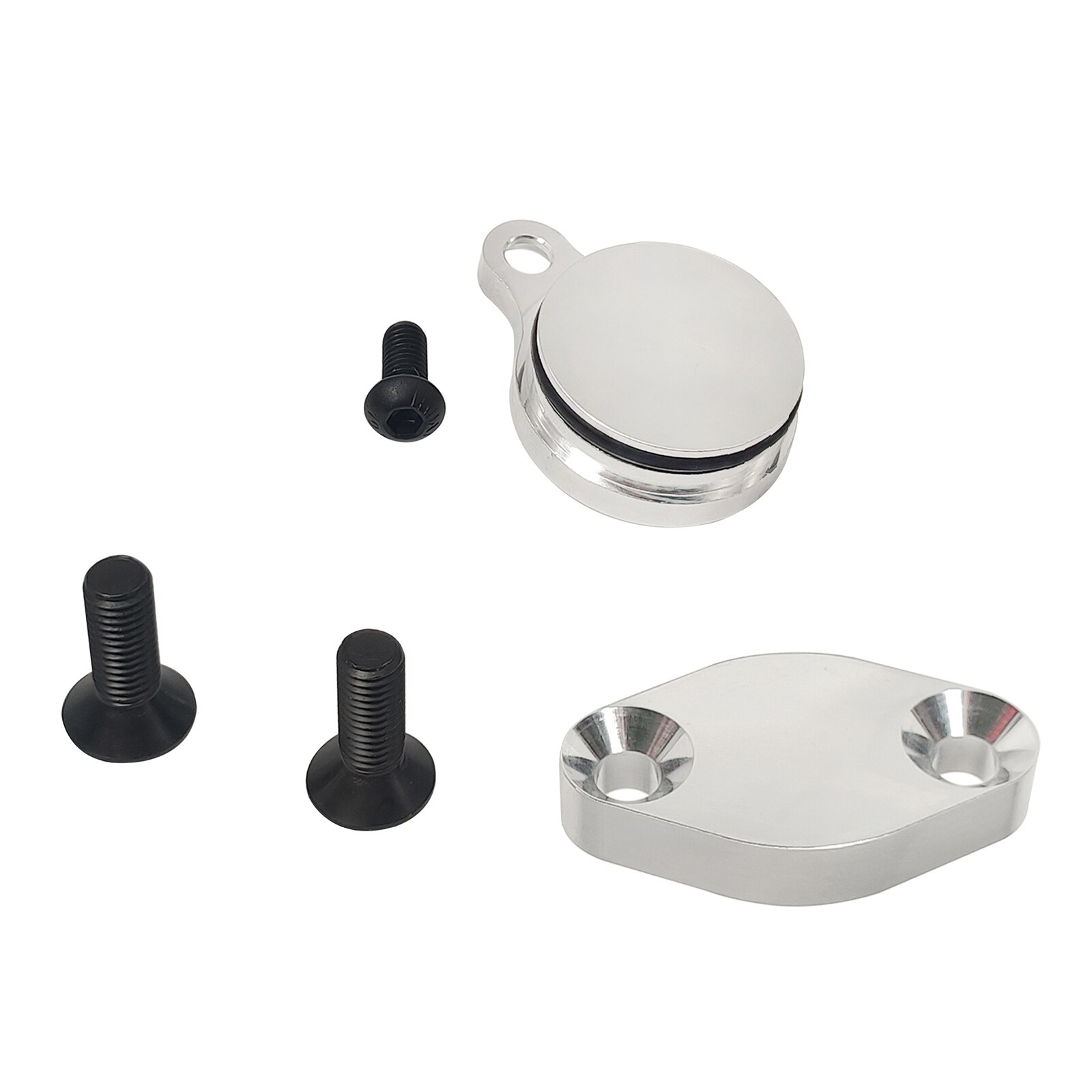 1x EGR Delete Intake/Exhaust Block Off Plate Trunk Accessory with O ring and bolt
