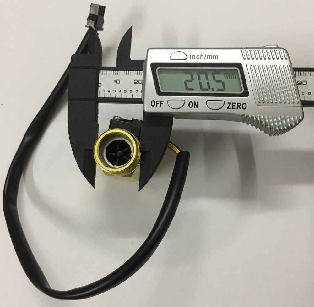 G1/2 Inch Water Flow Hall Sensor Flow Meter For Industrial turbine flowmeter water brass flow sensor