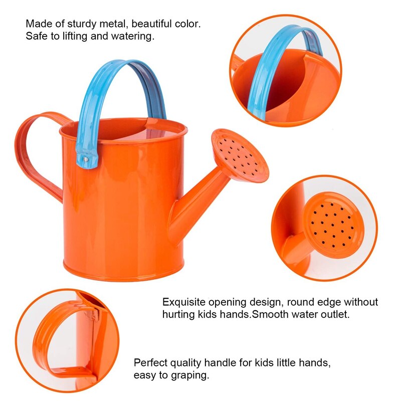 Kinderen Tuingereedschap Set 5 Pcs Kids Tuin Gereedschap Speelgoed Waaronder Gieter Schop Hark Troffel Handschoen Tuin Teen Zak