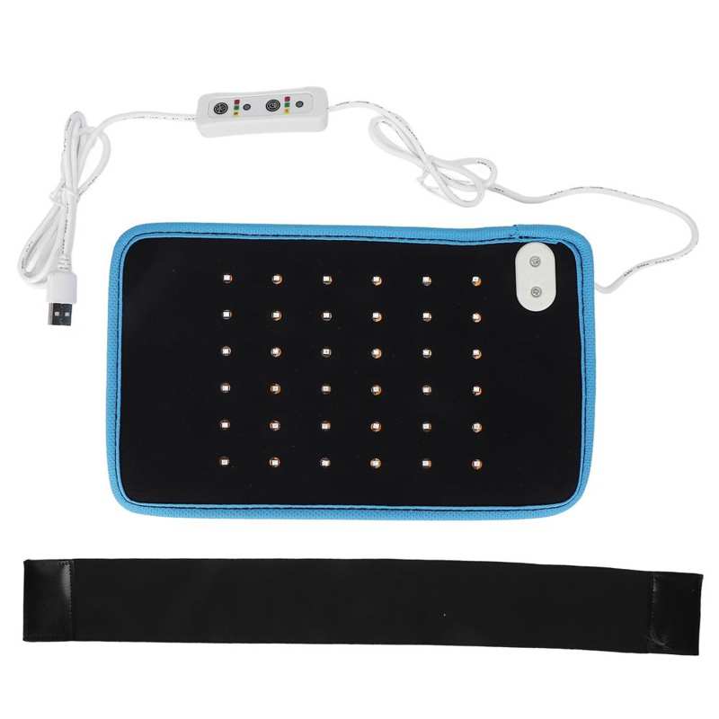 Infrared Therapy Belt Red Light Wearable Wrap for Health Care for Men Women: Blauw