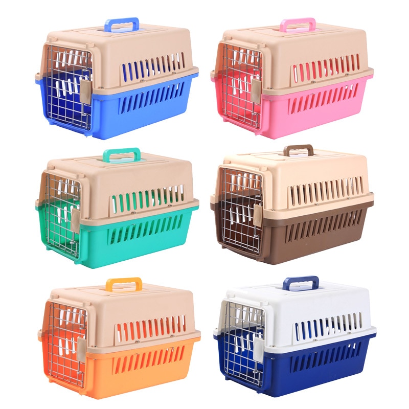 Caja de transporte de Gato de mascotas para hogar, caja de hombro de viaje al aire libre para gatos, casa de cachorros de compañía, perrera, bolsa de transporte de aire para mascotas, 6 colores