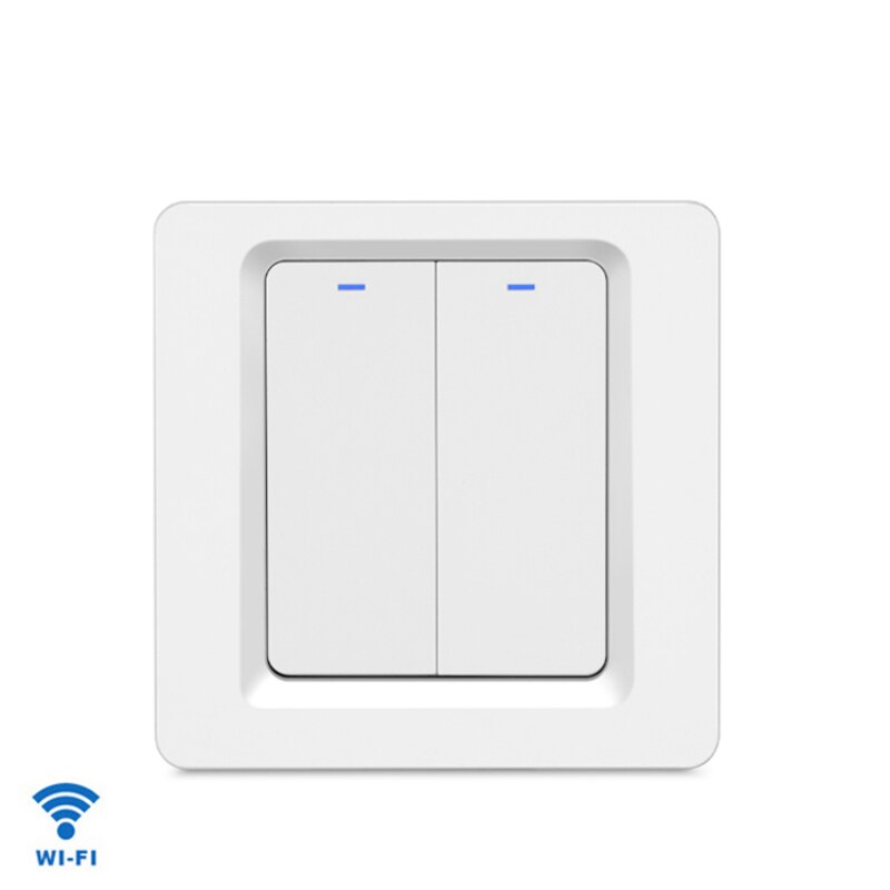 Wifi Switch Wireless Smart Switch Smart Home Automation Remote Wireless Light Switch Module With Alexa Google Home Smart Life: 2 Gang