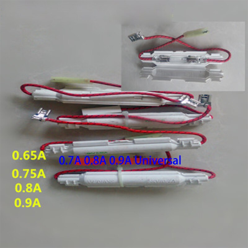 5PCS Original microwave oven high pressure insurance tube with shell 0.7A 0.8A 0.9A general type for galanz