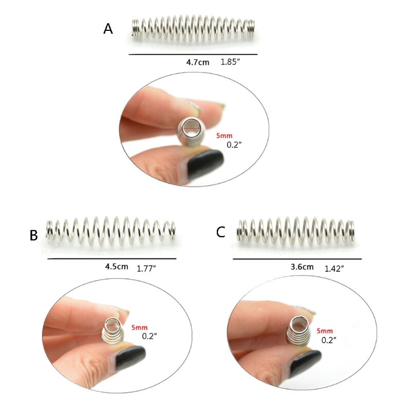 Multifunctional Replacement Precision Springs Pruners Diameter 0.2inch Trimming Scissors Spring Part for Pruner