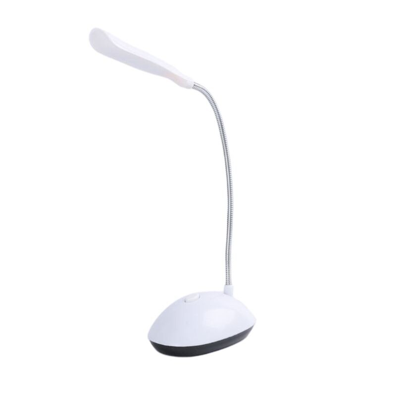 Battery Powered Mini LED Desk Lamp 360 Degree Rotation Reading Table Night Light: Default Title