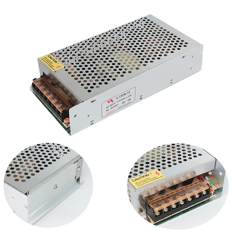 Lighting Transformer 1A 2A 3A 5A 10A 15A 20A 30A 40A 50A 110-220V to 12V LED driver switch power supply adapter for LED strip