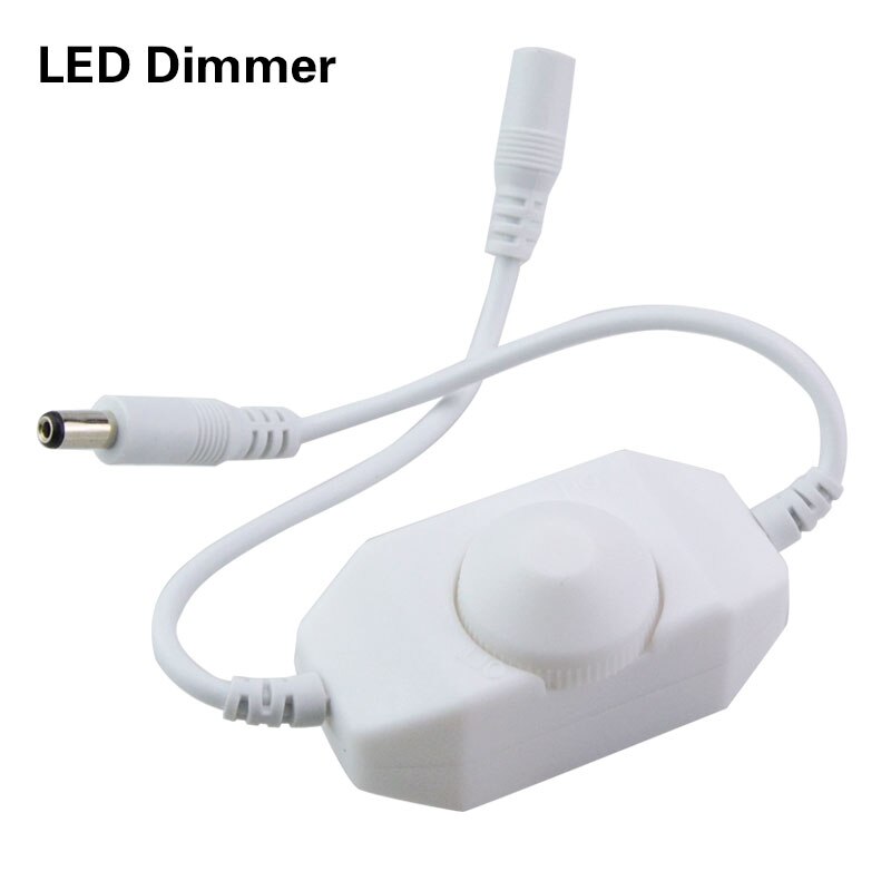 1 stks DC12V-24V Mini Dimmer LED helderheid Dimmer Controller voor 3528 5050 5630 Enkele Kleur LED Strip fita led Licht