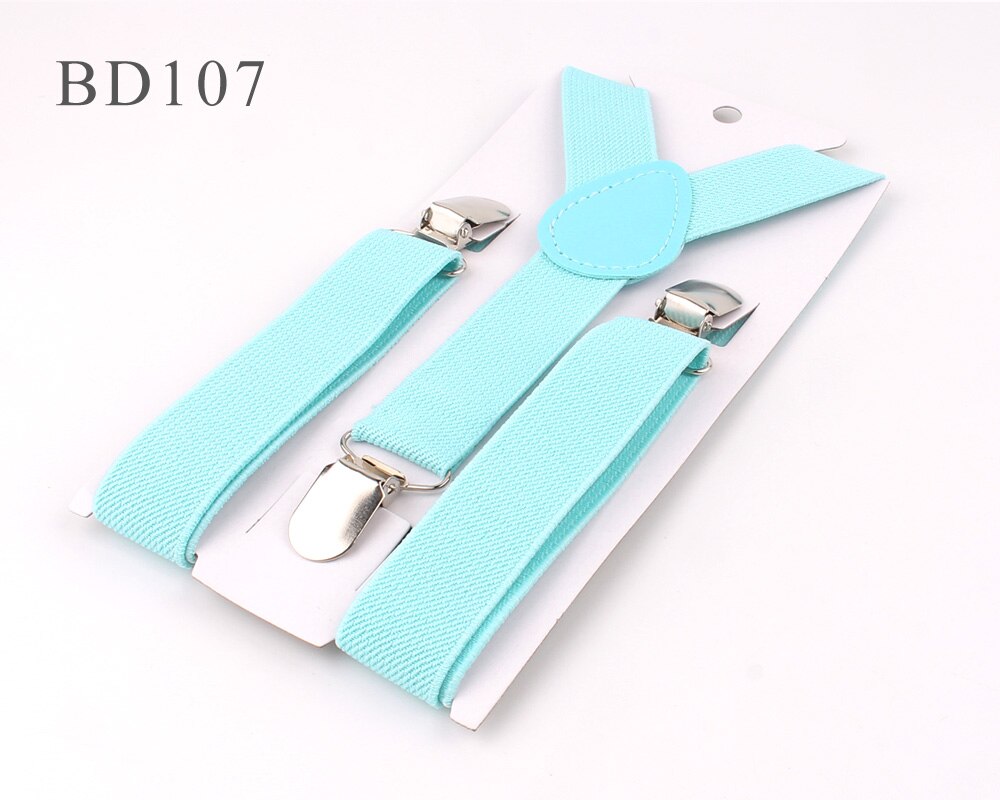 Kids Suspenders Solid Adjustable Elastic Suspender Candy Color Children Braces Wedding Accessories Girls Boys Straps: BD107