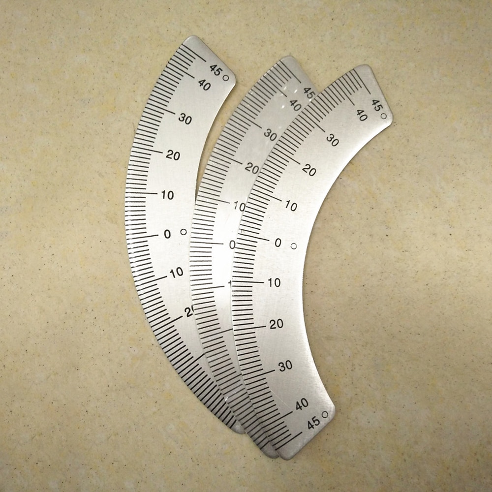 Protractors Milling Machine Part - Angle Plate Scale Ruler 45 Degree Angle Arc M1197 Measuring Gauging Tools