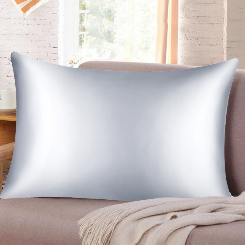 Kussensloop van zuivere zijde satijn, comfortabele kussensloop, kussensloop voor bedsprei, enkele kussenslopen