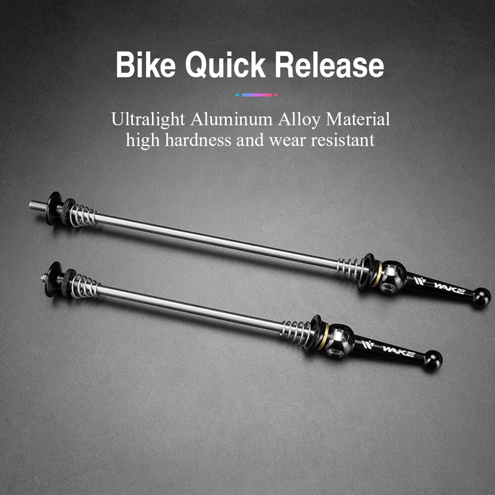 2 PCS Bike Quick Release Wheel Hub Shaft Front Rear Set Bicycle Quick Release Skewer Axle