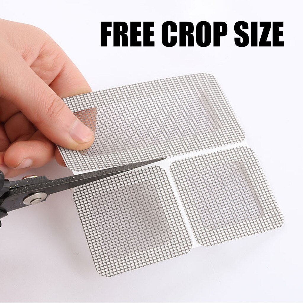 Fix Net Window Home Adhesive Anti-mosquito Fly Bug Insect Repair Screen Wall Patch Stickers Mesh Window Screen Window Net Mesh