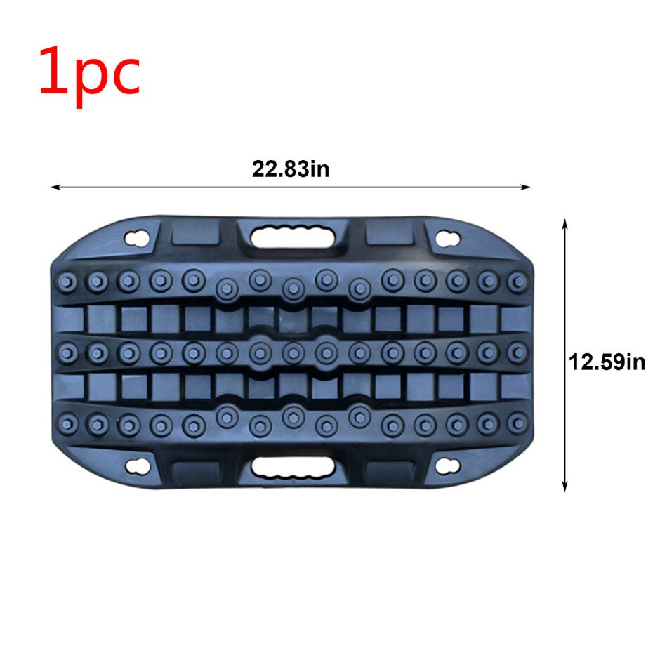1pc Car Off-road Wheel Tyre Snow Recovery Tracks Board Car Security Snow Mud Sand Emergency Rescue Escaper Traction Tracks Mats: Default Title