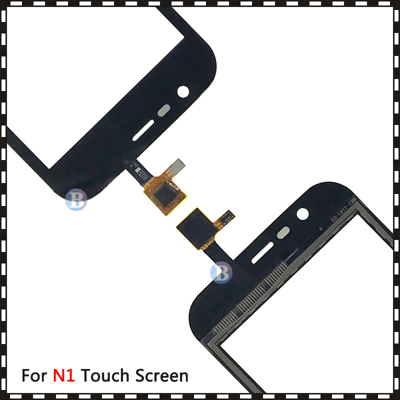 4.5 "Voor Nokia 1 N1 Touch Screen Digitizer Sensor Outer Glas Lens Panel Black