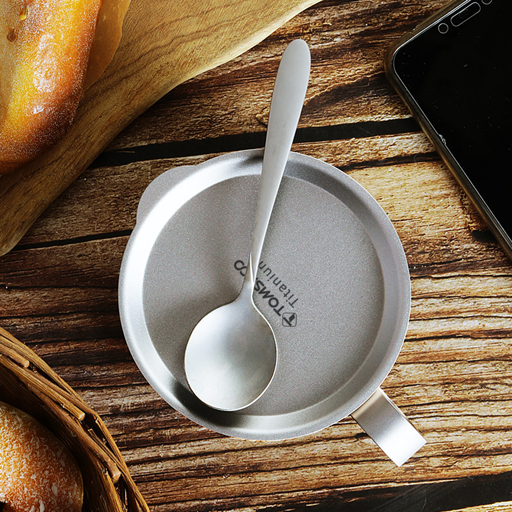 500ml Titanium Water Cup Coffee Mug Outdoor Camping Hiking Backpacking Water Cup Outdoor Travel Hiking Picnic Camping Ta8351