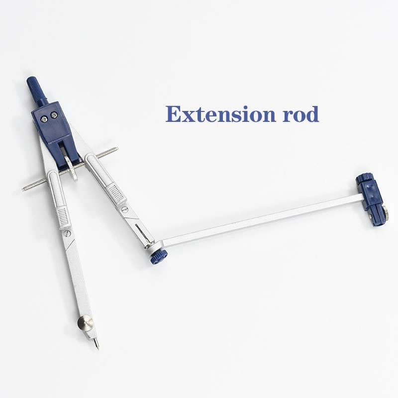 4Pcs Geometry Set Metal Compass Geometry Precision Tool for Student, Circle Drawing Tool and Architecture Drafting Kits