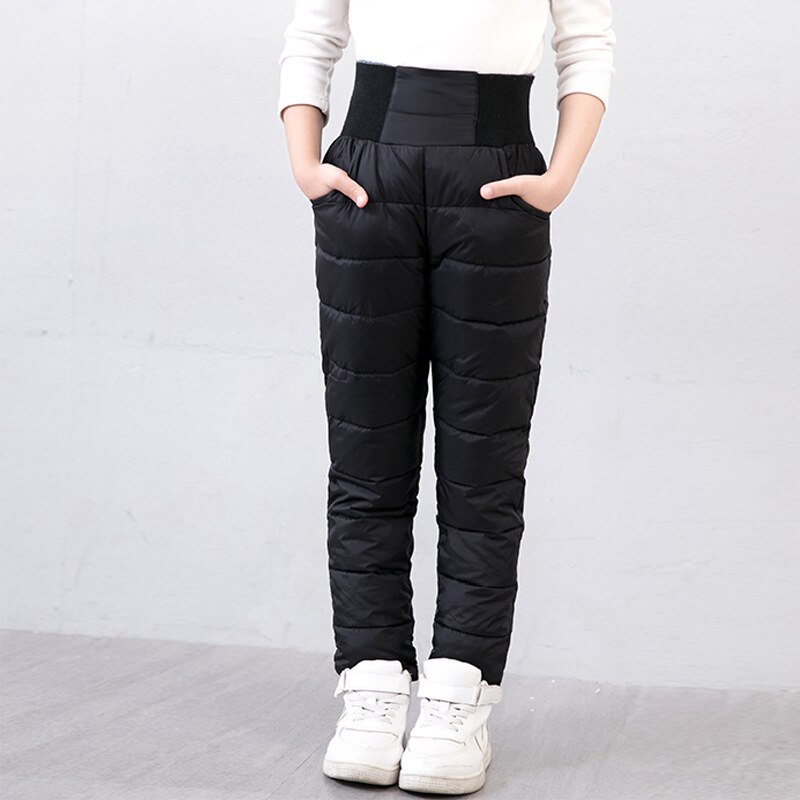 JXYSY hiver enfants pantalons garçons pantalons enfants bas coton pantalons filles enfants épais pantalon bébé enfant en bas âge pantalon