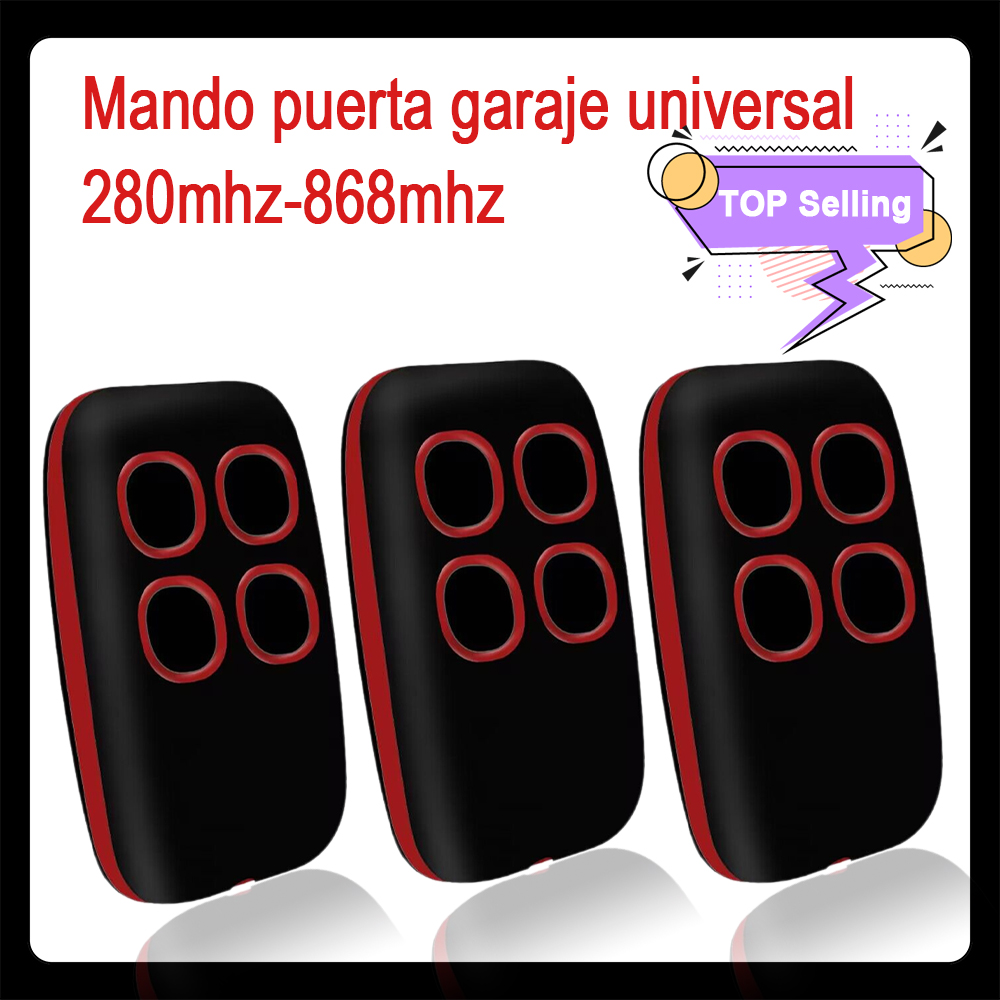 Garagentor-Fernbedienung Multi-Frequenz 433MHz 287MHz-868MHz Klon-Duplikator Zugang Türöffner Handsender: Gold