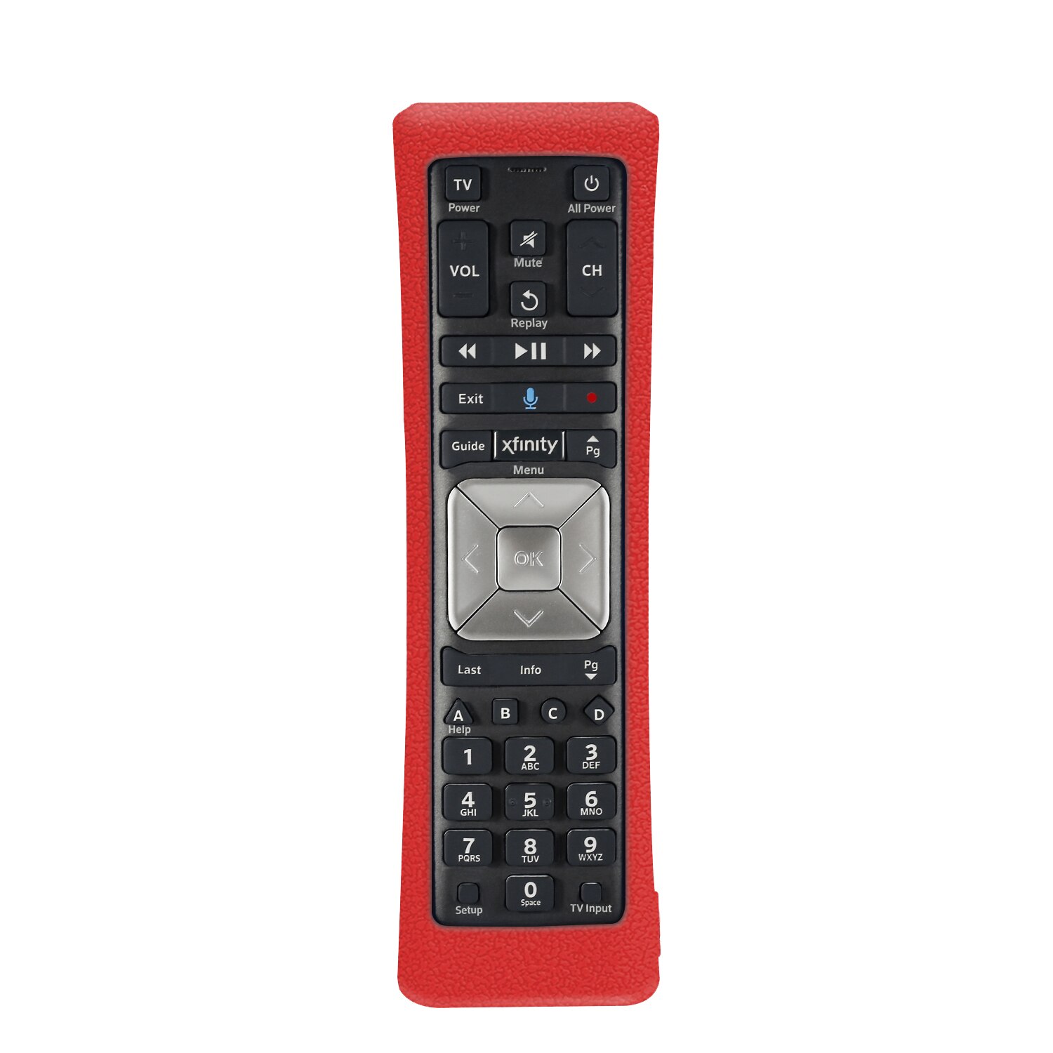 Silicone Remote Case Voor Xfinity Comcast XR11 Premium Voice Activated Kabel Tv Backlit Shockproof Wasbare Huidvriendelijke Cover: Red