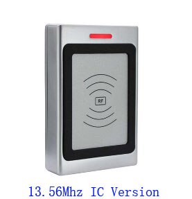 RFID Reader Access Control Card Reader Machine 125Khz RFID Proximity Entry Door opener IP67 Waterproof 10000 user WG 26/34: 13.56Mhz version